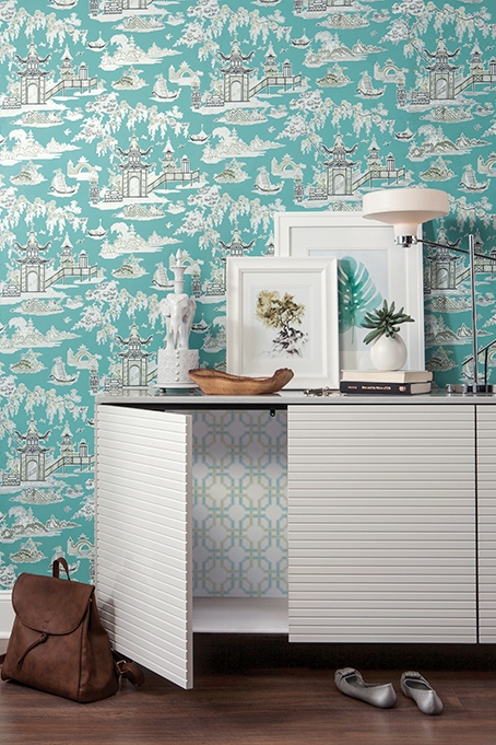 Обои Waverly Classics II WC7552 фото в интерьере